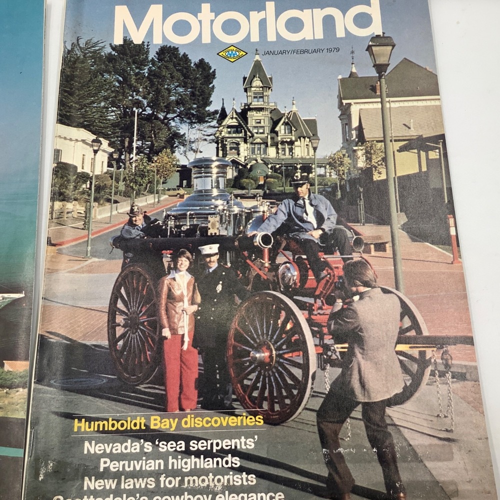 Vtg Motorland Magazine Travel Ads 1976 1983 AAA Oregon Nevada‎ SF Japantown Gift